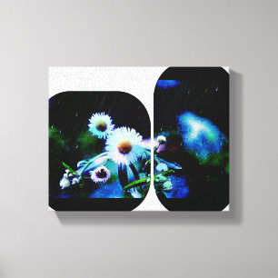 Asters Aglow Apiece Canvas print Leinwanddruck
