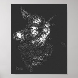 Ästhetik abstrakte moderne Kunst Poster