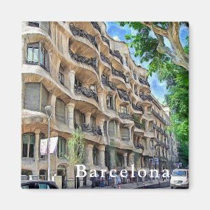 Ästhetik. Balkone. Casa Mila. Magnet