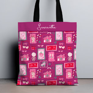 Ästhetik der lila Kokette, girly, fantastisches Mu Tasche