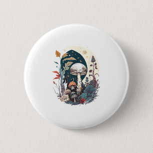 Ästhetik Goblincore und Cottagecore Pilz Bota Button