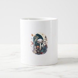 Ästhetik Goblincore und Cottagecore Pilz Botanik Jumbo-Tasse