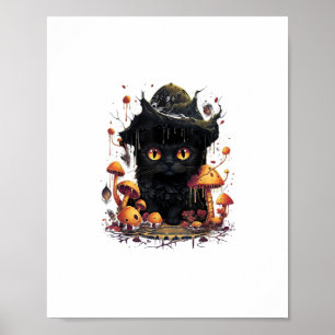 Ästhetik Goblincore und Cottagecore unter dem Pilz Poster