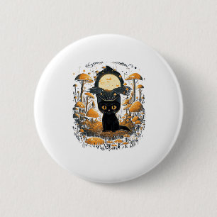 Ästhetik Goblincore und Cottagecore unter Pilz Button