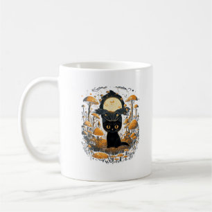Ästhetik Goblincore und Cottagecore unter Pilz Kaffeetasse