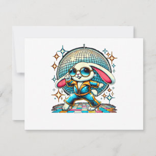 Ästhetik-Hase Disco Einladung