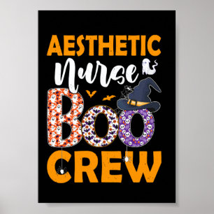 Ästhetik-Krankenschwester Boo Crew Gruseliger Boo Poster