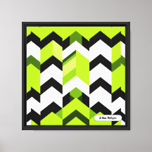 Ästhetik Lebendige Wasabi-Chevron-Moderne Textur
