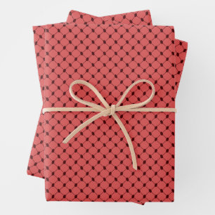 Ästhetik Pink Watermelon Kuffiyeh Kufiya Keffiyeh Geschenkpapier Set