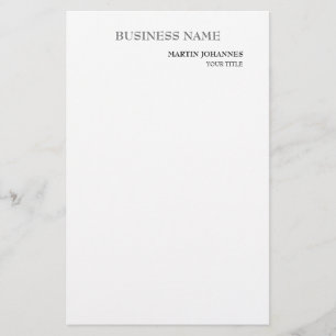 Ästhetik-Profi Chic Weiße Visitenkarte Briefpapier