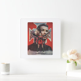 Ästhetik Quadratische Wanduhr