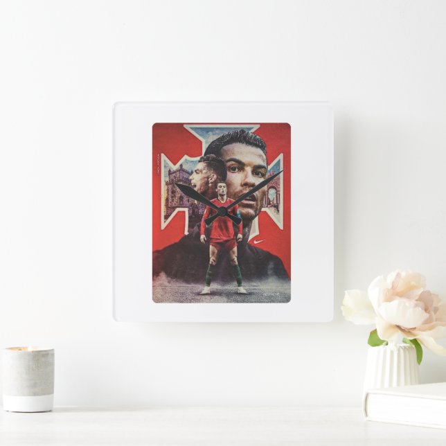 Ästhetik Quadratische Wanduhr (Zuhause)