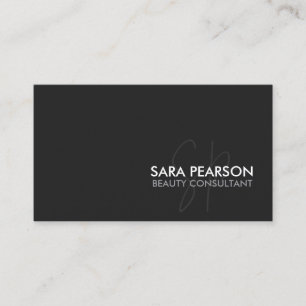 Ästhetikerin Schönheitssalon-Monogramm Schönheit  Visitenkarte