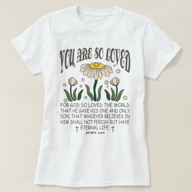 Ästhetisch Christlich sind Sie so lieblich Bibelve T-Shirt (Design vorne)