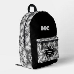 Ästhetisch Elegant Abstrakt Ethnisch Bedruckter Rucksack