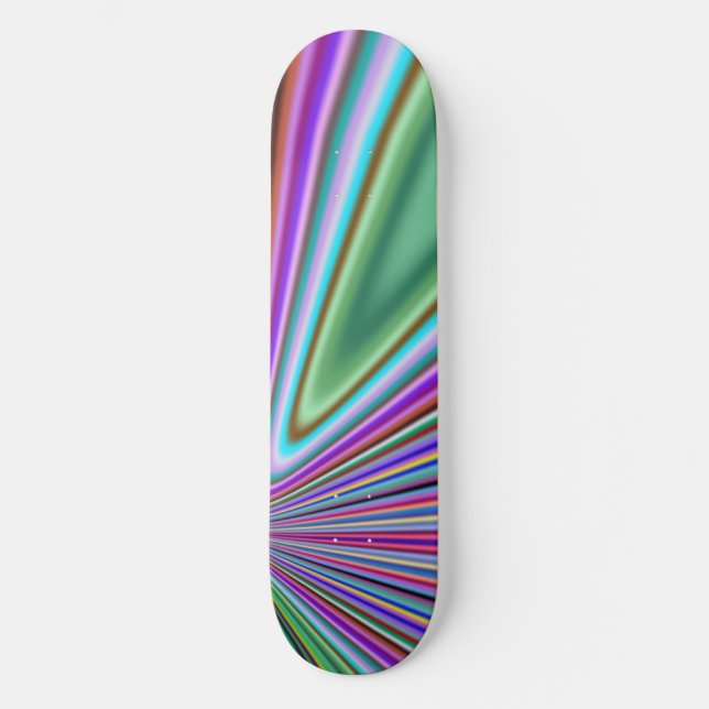 Ästhetisch-farbige Tapete Skateboard (Vorderseite)