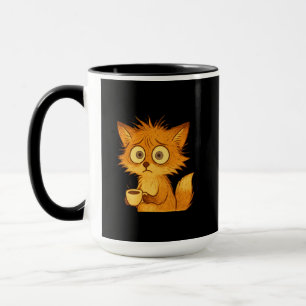 Ästhetisch überforderter Fuchs • Cute Chaos Kaffee Tasse