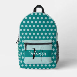 Ästhetische Aquamarine Farbe - Beste Anfangsbezeic Bedruckter Rucksack