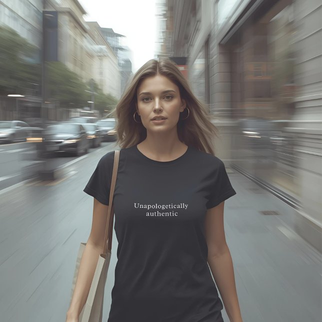 ästhetische Ausstattung Zitat Unapologetisch authe T-Shirt (Von Creator hochgeladen)