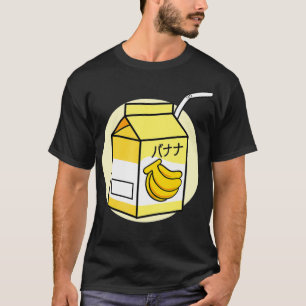Ästhetische Bananenmilch Japanischer Otaku T-Shirt