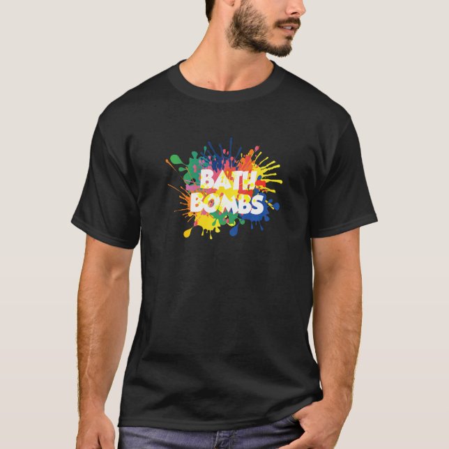 Ästhetische Bath-Bomben für den Enthusiast Entspan T-Shirt (Vorderseite)