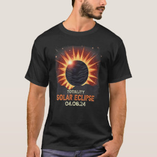 Ästhetische Berge Gesamtsolarausschnitt 2024 Gesam T-Shirt