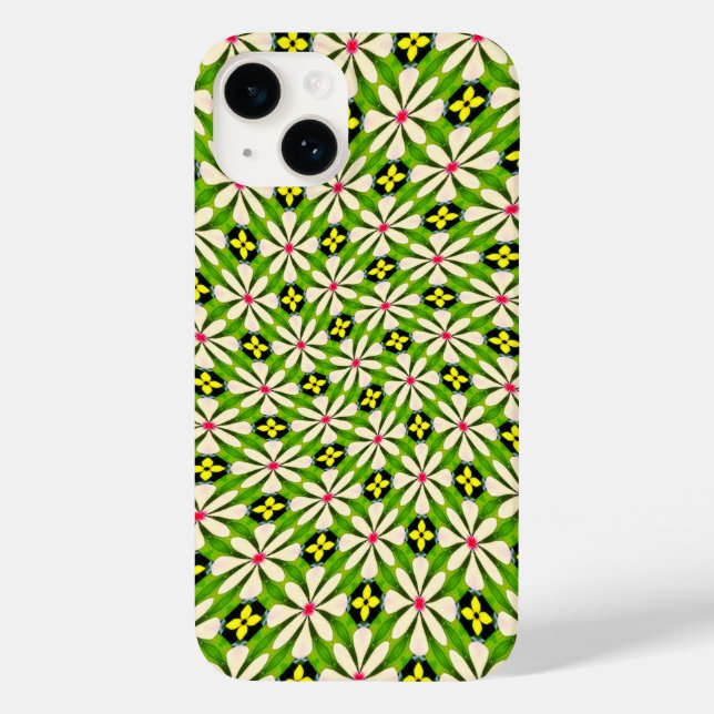 Ästhetische Blume Muster Case-Mate iPhone 14 Hülle (Rückseite)
