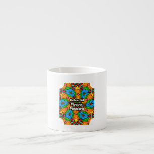 Ästhetische Blume Muster Espressotasse