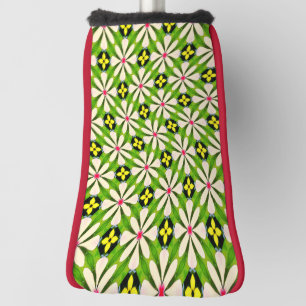 Ästhetische Blume Muster Golf Headcover