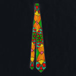 Ästhetische Blume Muster Krawatte<br><div class="desc">Es ist ein modernes,  elegantes Muster,  das sich aus den Gemälden der Kirche aus Buntglas ableitet.</div>