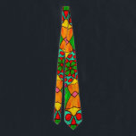 Ästhetische Blume Muster Krawatte<br><div class="desc">Es ist ein modernes,  elegantes Muster,  das sich aus den Gemälden der Kirche aus Buntglas ableitet.</div>