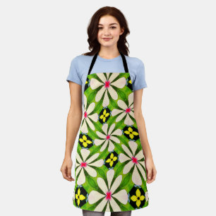 Ästhetische Blume Muster Schürze