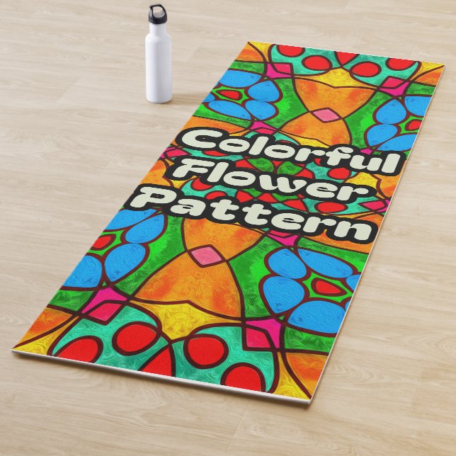 Ästhetische Blume Muster Yogamatte (Beispiel)