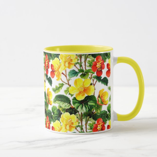 Ästhetische Blume Tasse (Rechts)