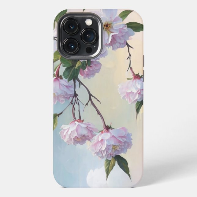 Ästhetische Blumen iPhone 13 Pro Max Hülle (Rückseite)
