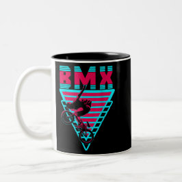 Ästhetische BMX Freestyle Biking Stunts Zweifarbige Tasse