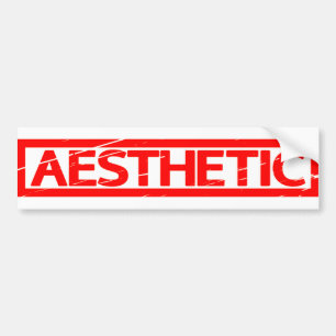 Ästhetische Briefmarke Autoaufkleber