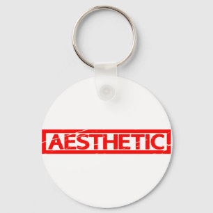 Ästhetische Briefmarke Schlüsselanhänger
