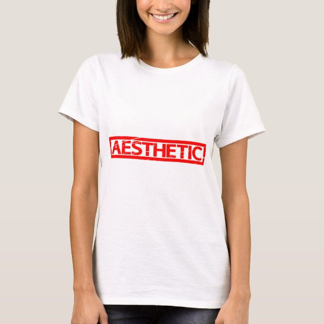 Ästhetische Briefmarke T-Shirt (Vorderseite)