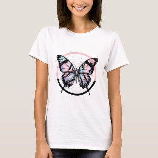 Ästhetische Butterfly Grafik T - Shirt für Frauen