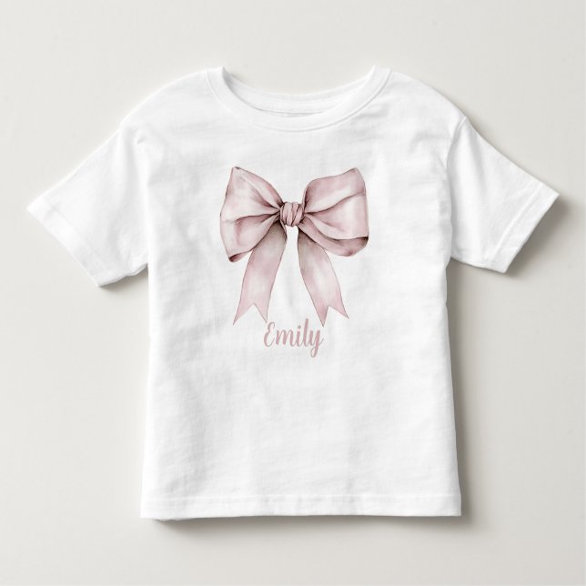 Ästhetische Coquette Rosa Bugname mädchenhaft Kleinkind T-shirt (Vorderseite)