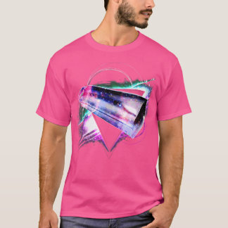 Ästhetische Galaxie Bass Drum T-Shirt