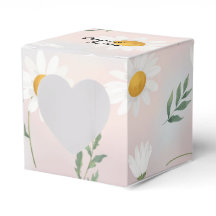Ästhetische Gänseblümchen-Blumen-Muster-Geschenkbo