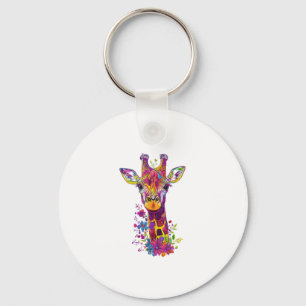 Ästhetische Giraffe Graphic Niedlich Giraffe Women Schlüsselanhänger