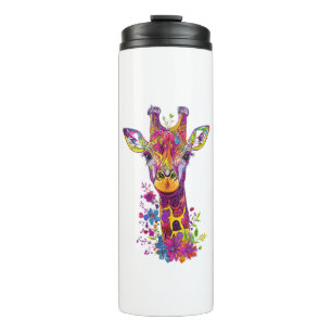Ästhetische Giraffe Graphic Niedlich Giraffe Women Thermosbecher