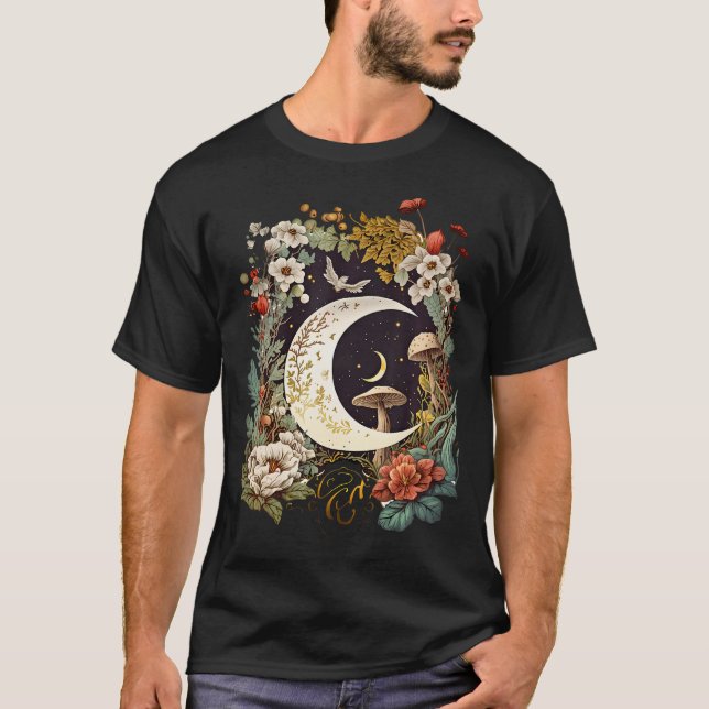 Ästhetische Goblincore- und dunkle Cocktailherd Pi T-Shirt (Vorderseite)