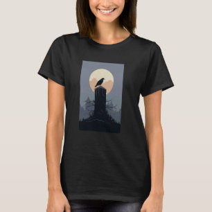 Ästhetische Gotik auf einem Grabstein T-Shirt