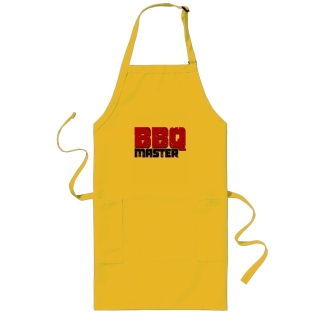 Ästhetische GRILLEN Masterdesign für Grillmeister Lange Schürze (Vorne)