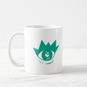 Ästhetische grüne Augen-Tasse Kaffeetasse