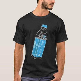 Ästhetische Harajuku Wasserflasche Bleibe Japa T-Shirt